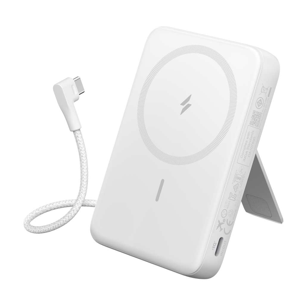 Zolo Magnetic Power Bank (10K, 30W, Built-in USB-C Cable)