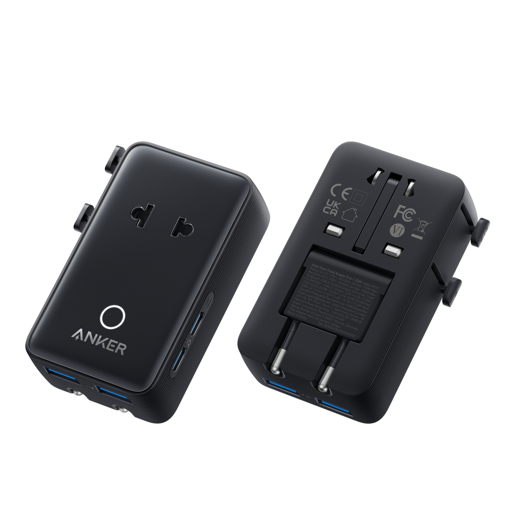 Nano Travel Adapter (5-in-1, 20W, 1-Pack)