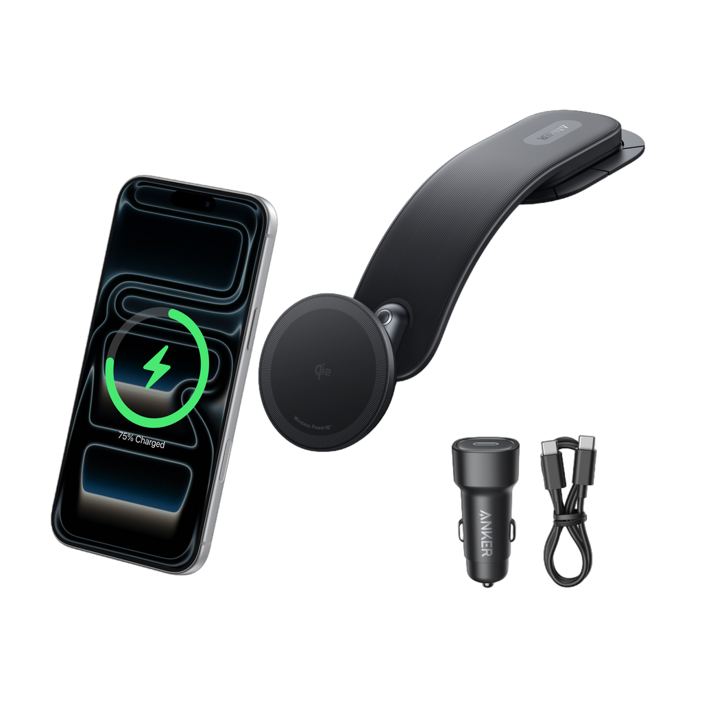 Nano Wireless Car Charger (Magnetic, Detachable Pad)